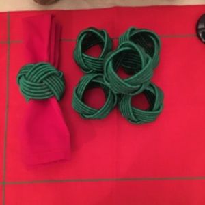 Vintage Buliion napkin rings